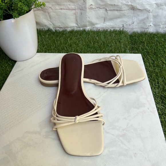 STAUD Pippa knotted leather slides SIZE 36 US 6 New - Picture 3 of 16